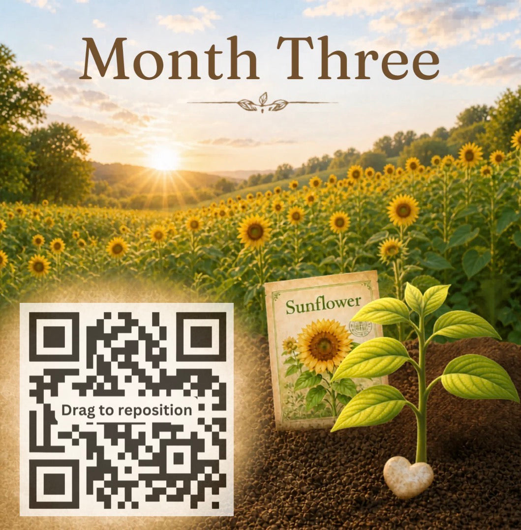 Sunflower Journey – Month Three