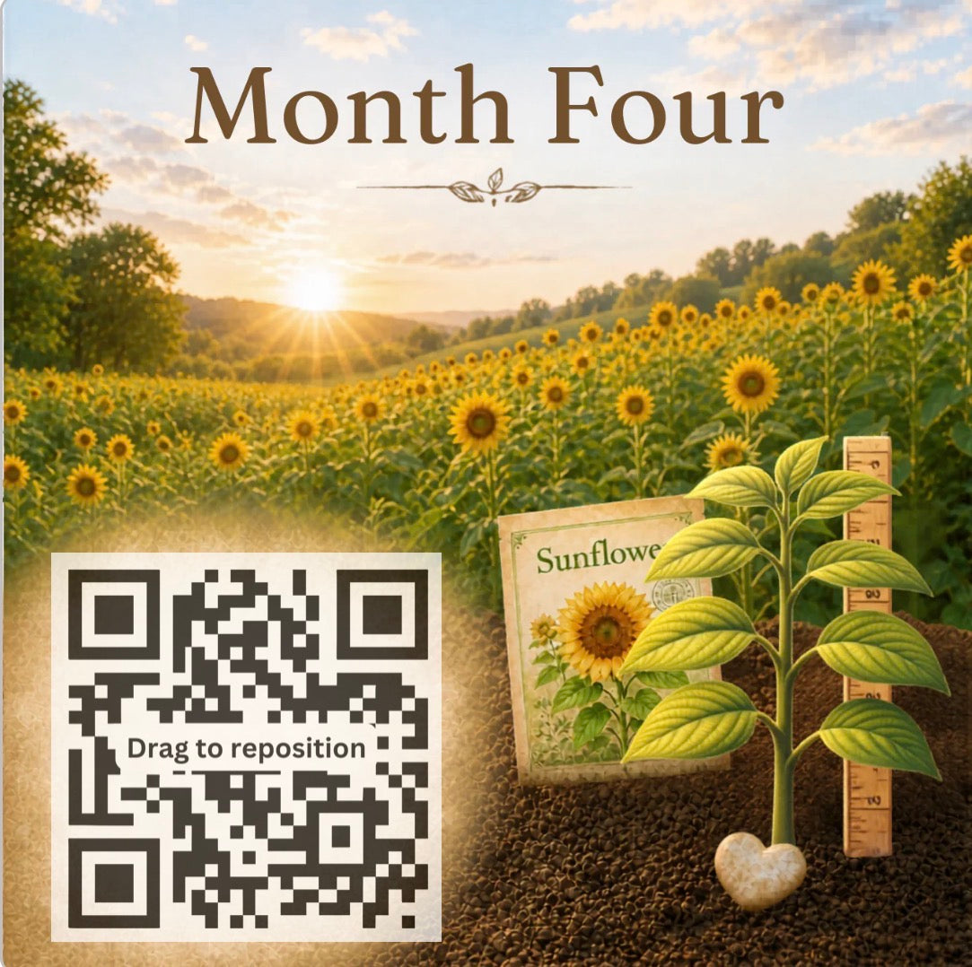 Sunflower Journey – Month Four