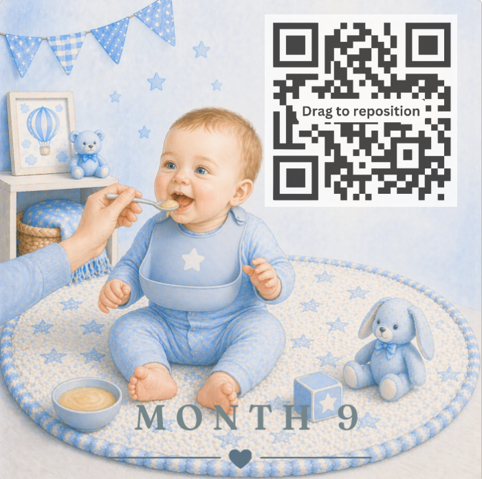 Month 9 - Blue