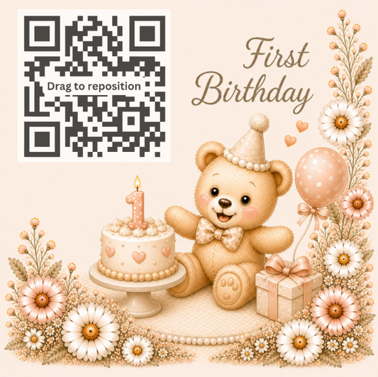 First Birthday – Teddy Treasure