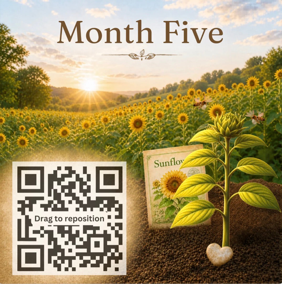Sunflower Journey – Month Five