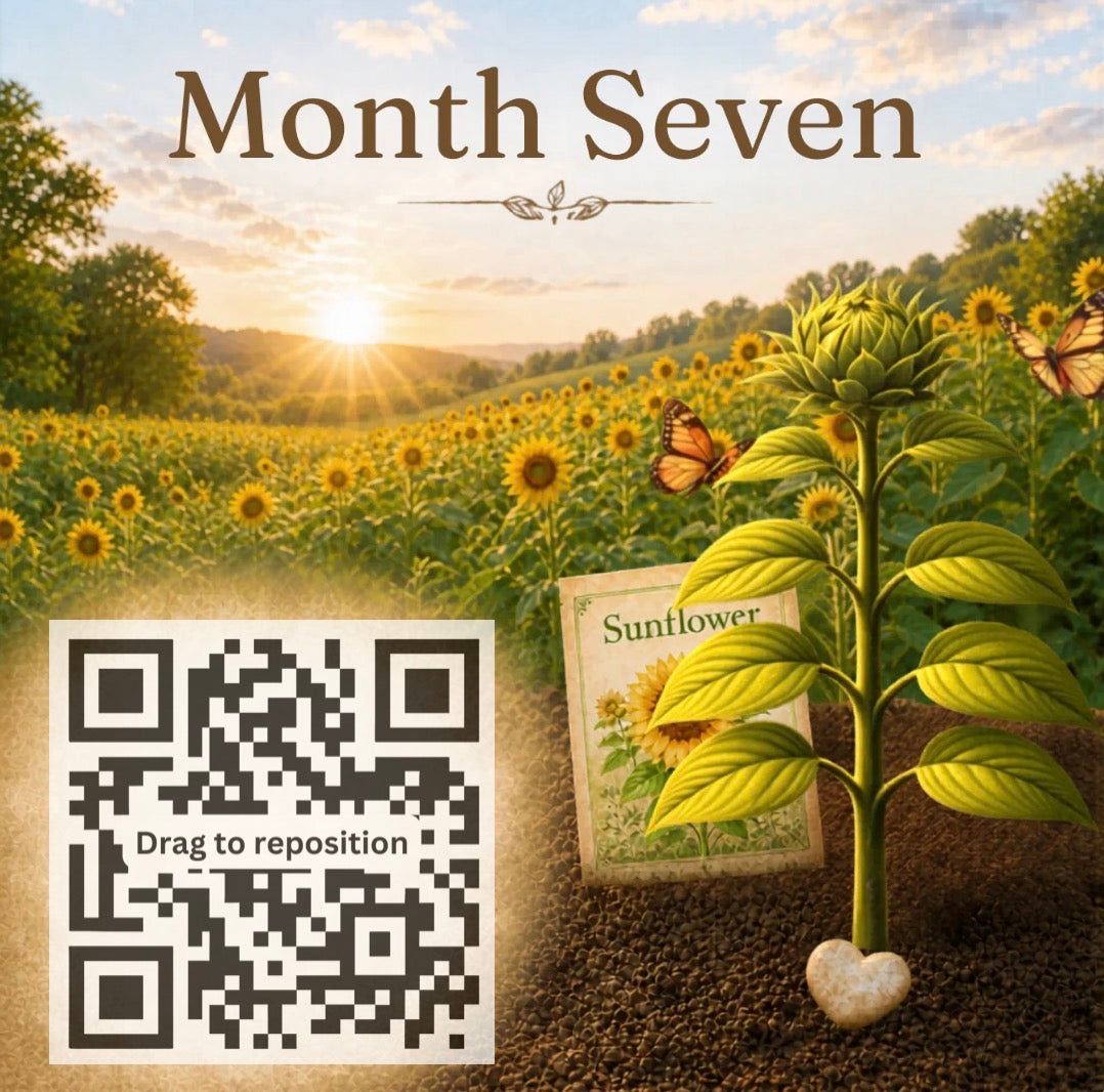 Sunflower Journey – Month Seven