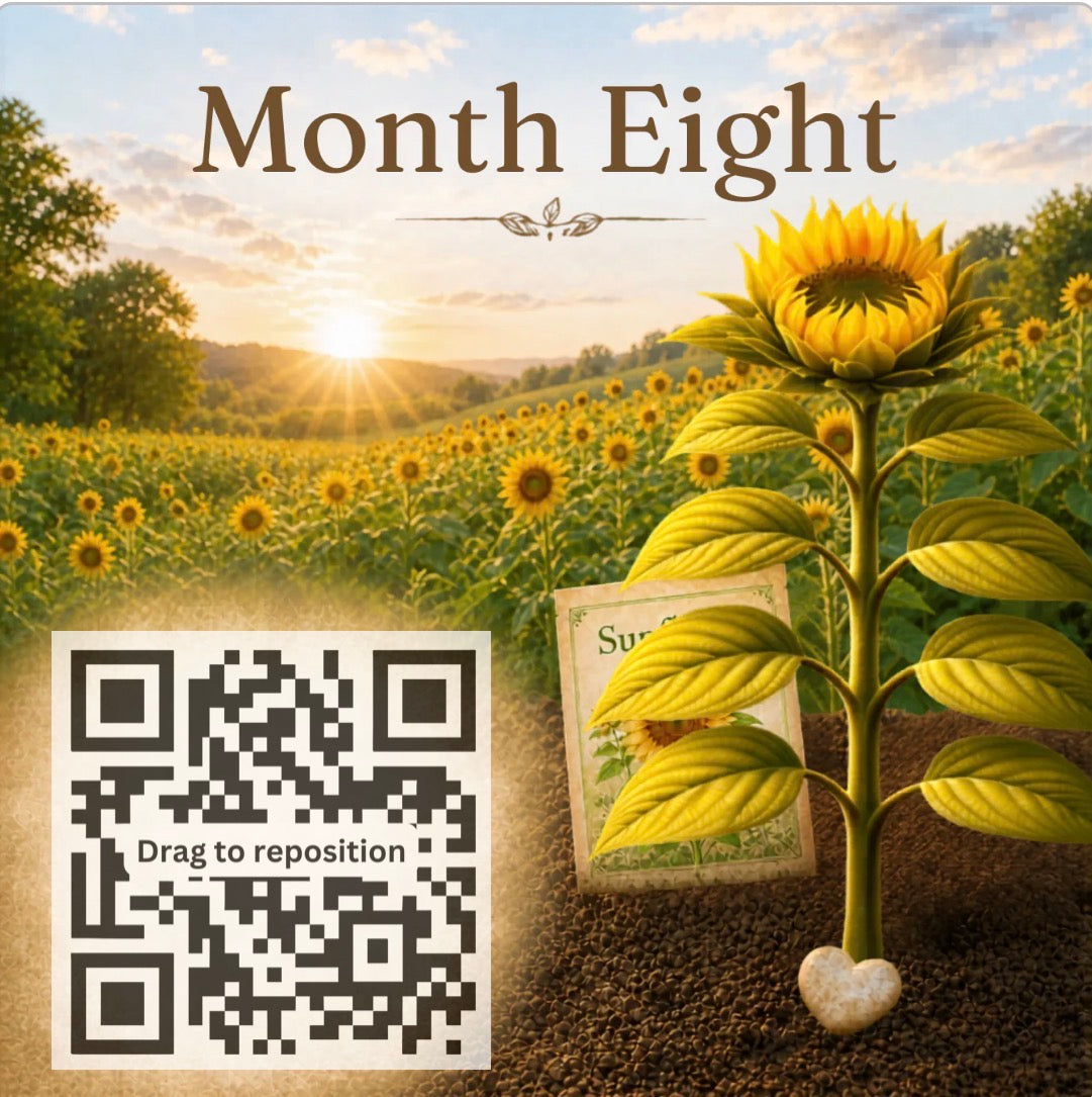Sunflower Journey – Month Eight