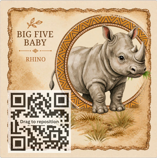 Big Five Baby Rhino