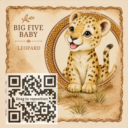 Big Five Baby Leopard