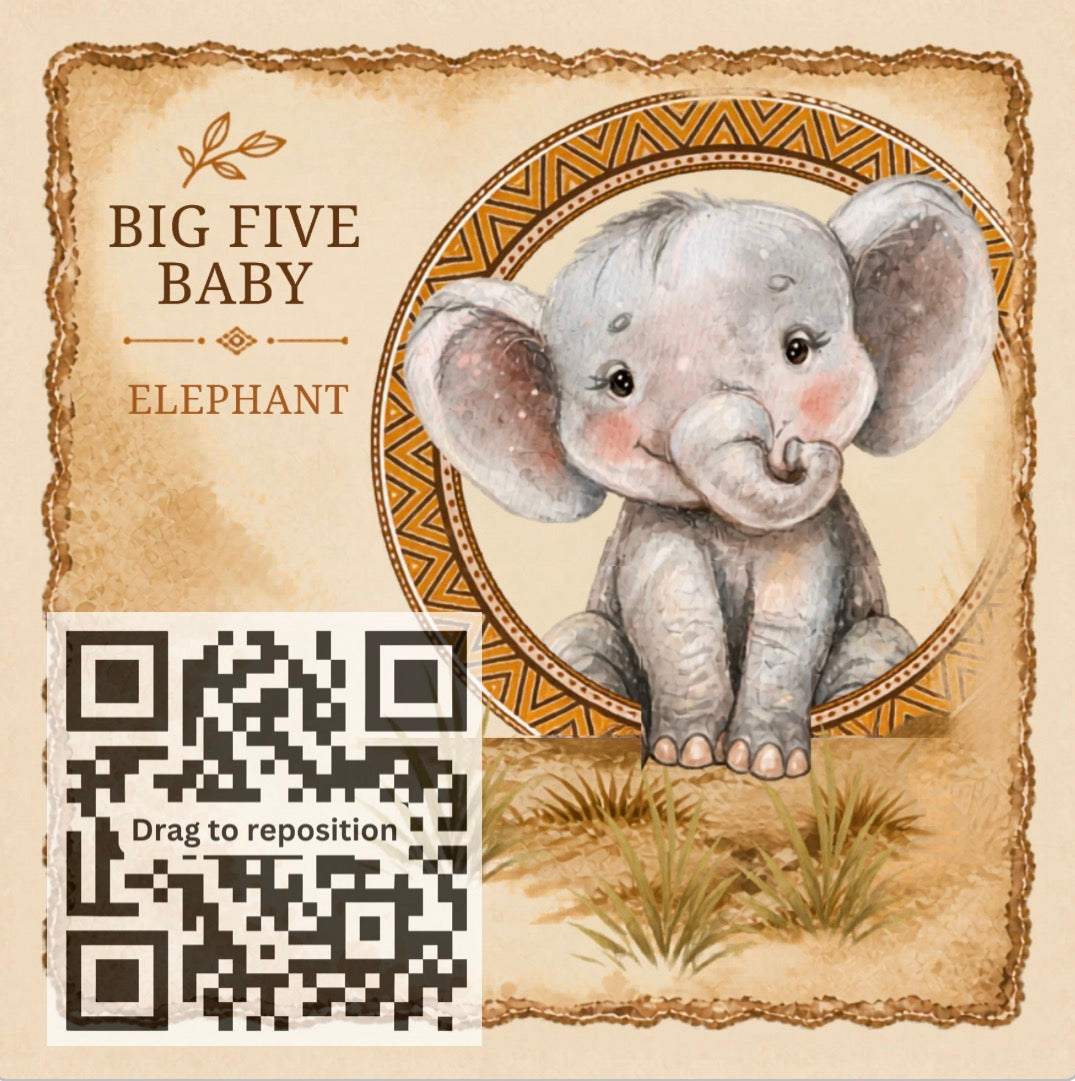 Big Five Baby Elephant