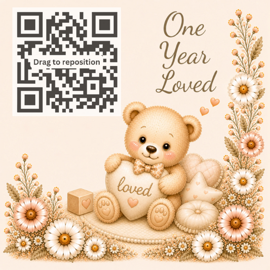 One Year Loved – Teddy Treasure